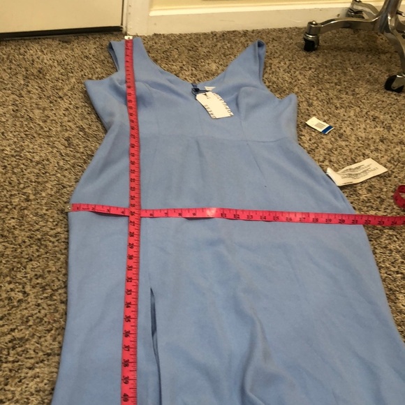 NWT Dress the Population Sandra Formal Maxi Dress Size XL Sky Blue Gown - Picture 9 of 11